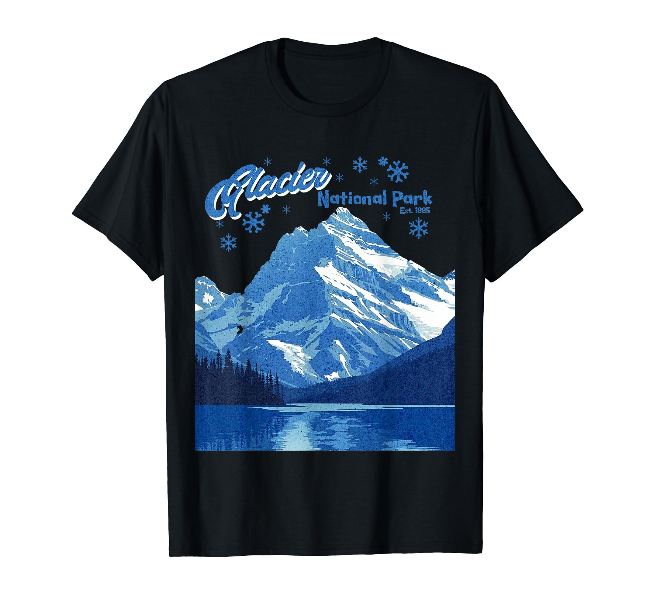 Us Glacier National Park T-Shirt - Minimalist Print for Adults - T-Shirt, Sweatshirt, Hoodie