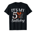 Orange Coquette Basketball Its My 5 Years T-Shirt - Novelty Apparel Unisex - T-Shirt, Sweatshirt, Hoodie