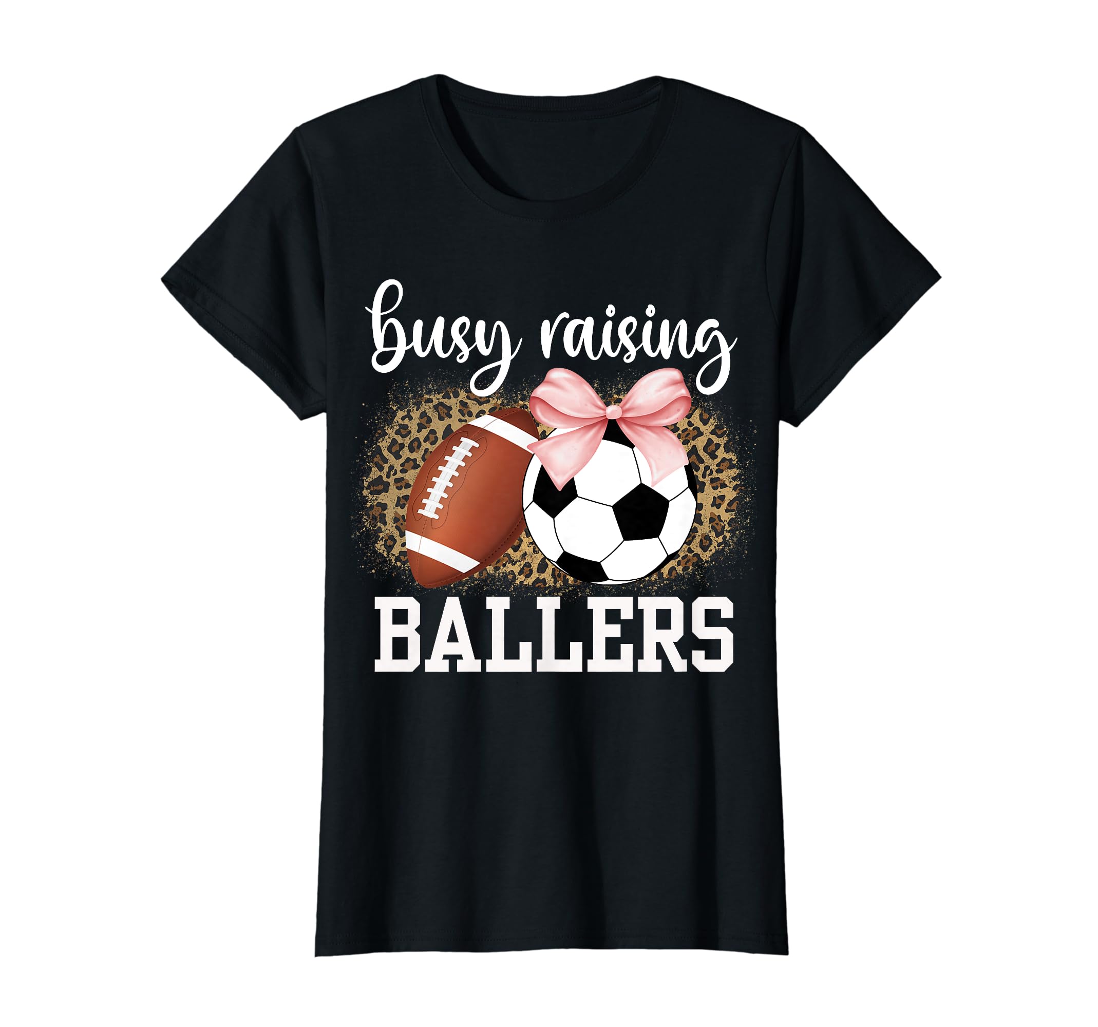 Busy Raising Ballers Soccer And T-Shirt - Minimalist Print for Adults - T-Shirt, Sweatshirt, Hoodie