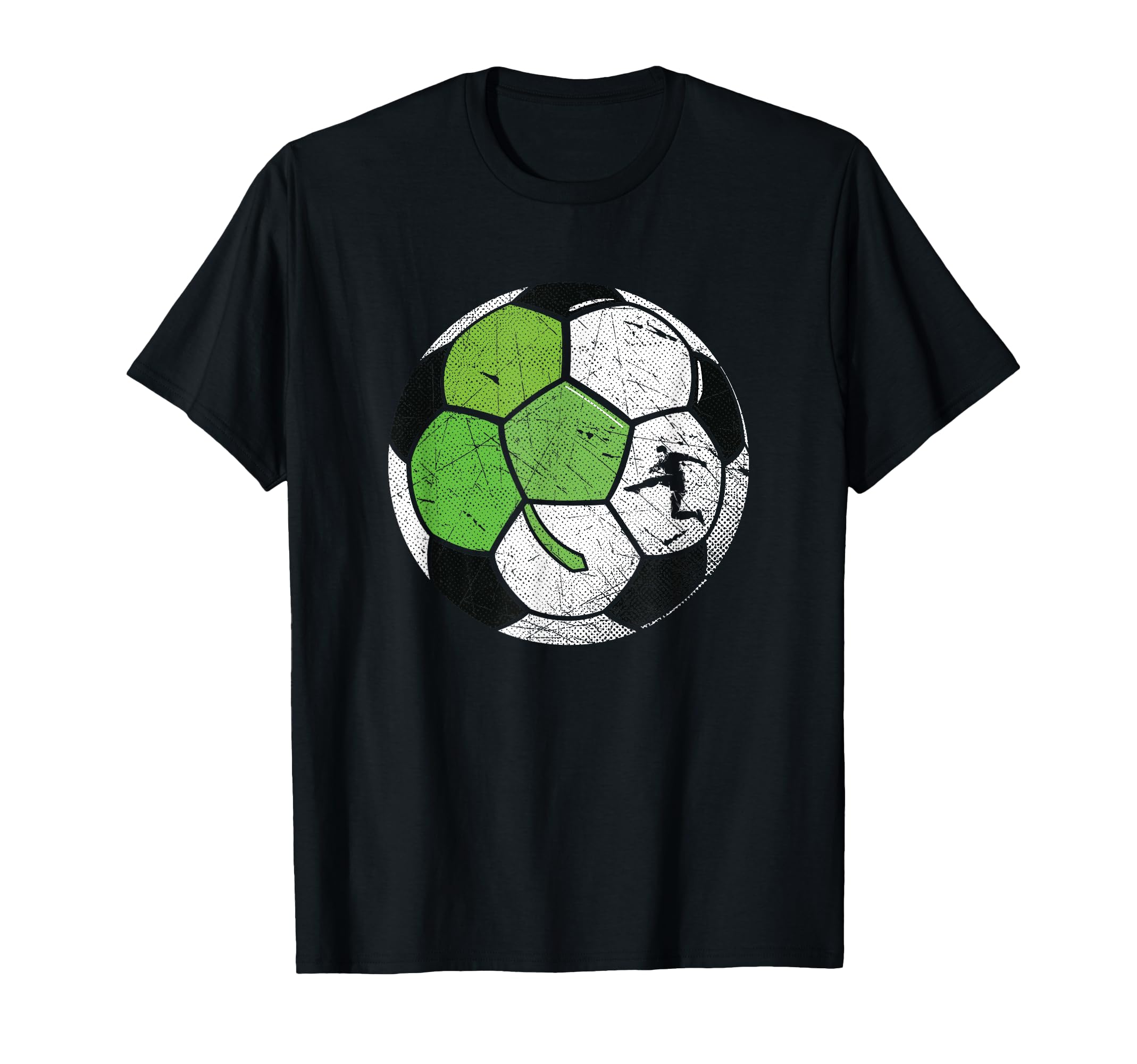 Soccer Shamrock Ball St Patricks Day T-Shirt - Novelty Apparel Men Women - T-Shirt, Sweatshirt, Hoodie