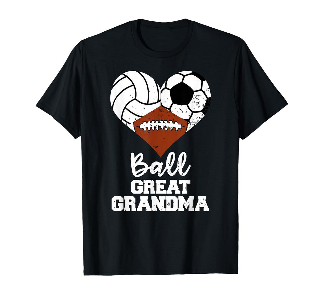 Ball Great Grandma Heart Volleyball T-Shirt - Unique Graphic Men Women - T-Shirt, Sweatshirt, Hoodie