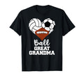 Ball Great Grandma Heart Volleyball T-Shirt - Unique Graphic Men Women - T-Shirt, Sweatshirt, Hoodie