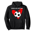 Soccer Is My Love Story Hoodie - Trendy Graphic Men Women - T-Shirt, Sweatshirt, Hoodie
