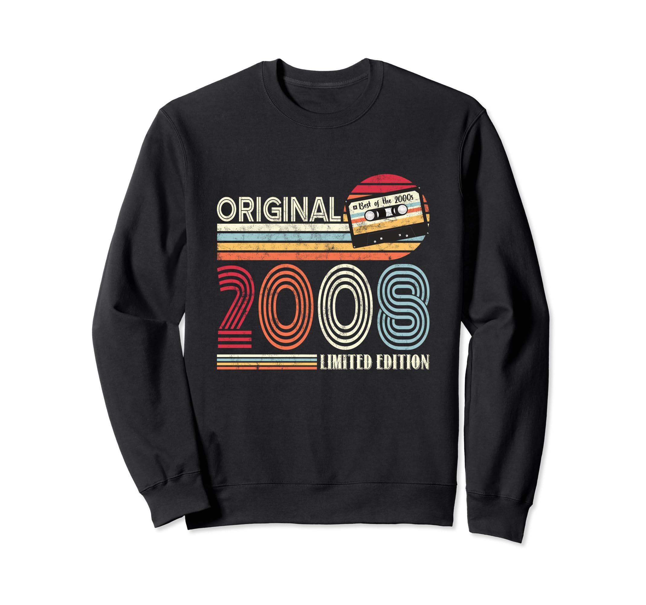 Original 2008 Birthday Guitar Sweatshirt - Custom Art Print for Adults - T-Shirt, Sweatshirt, Hoodie