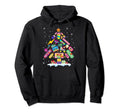 80S Tree Merry Music Cassette Tapes Hoodie - Fun Novelty Design Unisex - T-Shirt, Sweatshirt, Hoodie