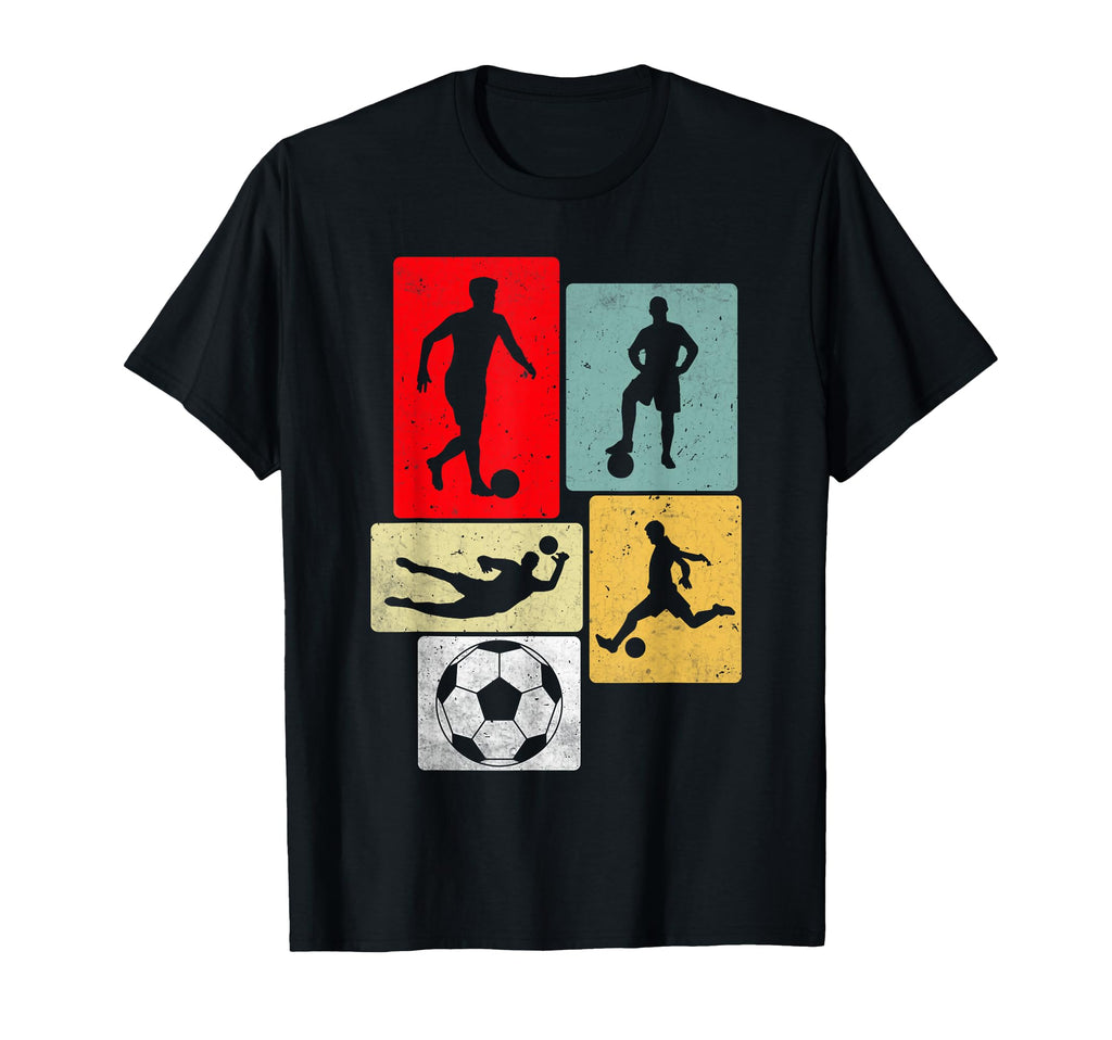Soccer Player Silhouette Football T-Shirt - Novelty Apparel for Adults - T-Shirt, Sweatshirt, Hoodie