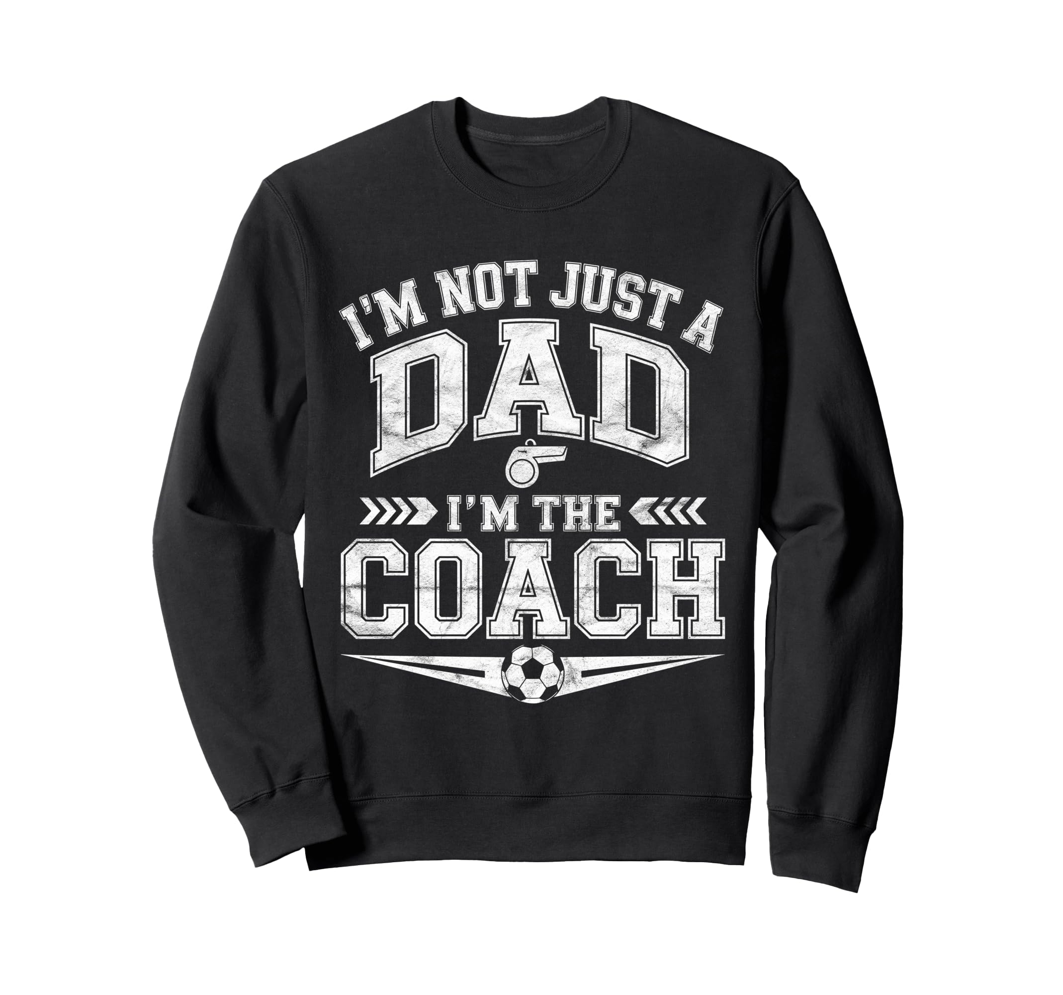 Soccer Dad Coach Funny Coaching Sweatshirt - Minimalist Print Men Women - T-Shirt, Sweatshirt, Hoodie