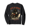 Newfoundland Motorbike Love Sweatshirt - Custom Art Print Men Women - T-Shirt, Sweatshirt, Hoodie