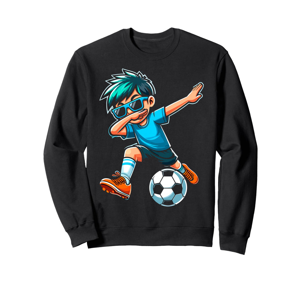 Funny Dabbing Dab Soccer Player Sweatshirt - Casual Everyday Wear Unisex - T-Shirt, Sweatshirt, Hoodie