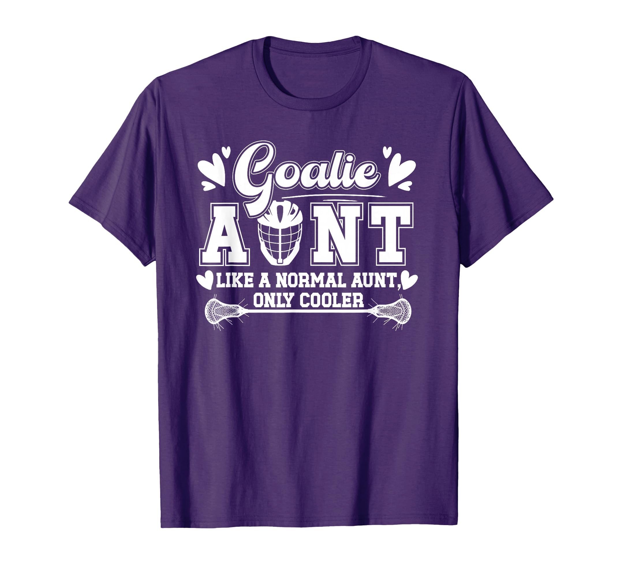 Lacrosse Goalie Aunt Funny Lacrosse T-Shirt - Trendy Graphic Unisex - T-Shirt, Sweatshirt, Hoodie
