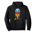 Summer Soccer Drip Ice Cream Drip Hoodie - Custom Art Print for Adults - T-Shirt, Sweatshirt, Hoodie