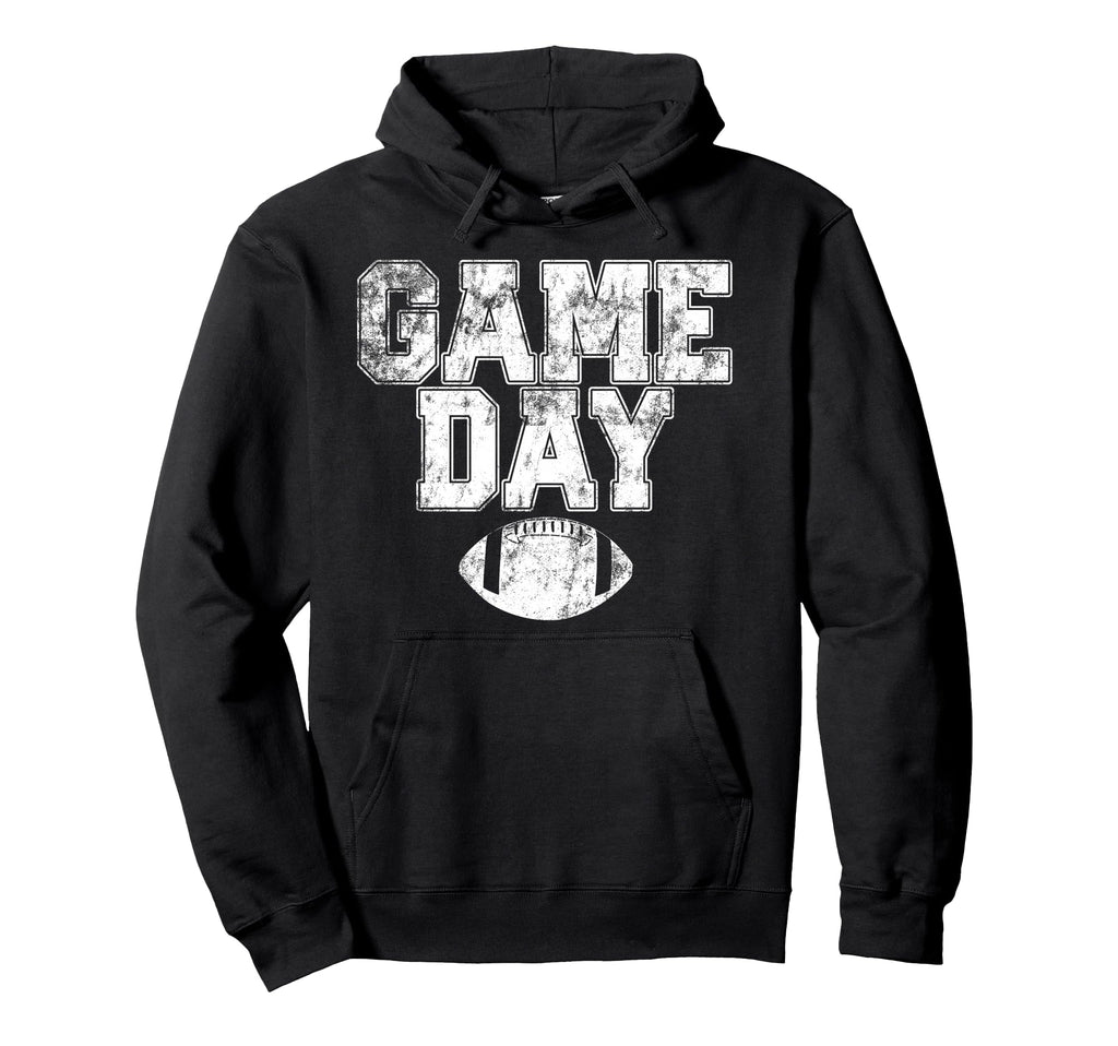 Football Day Game Distressed Mens Hoodie - Streetwear Style Men Women - T-Shirt, Sweatshirt, Hoodie