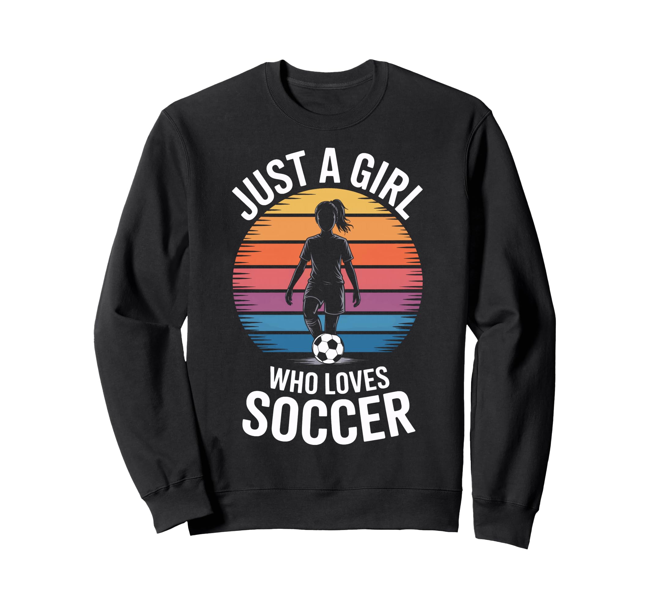 Soccer Enthusiast Just Who Loves Sweatshirt - Graphic Print for Adults - T-Shirt, Sweatshirt, Hoodie