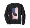 Patriotic Ice Hockey Snow Sports Sweatshirt - Aesthetic Graphic Men Women - T-Shirt, Sweatshirt, Hoodie