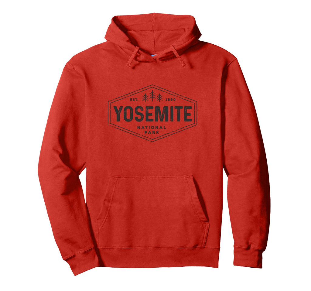 Yosemite California Established 1890 Hoodie - Custom Art Print Unisex - T-Shirt, Sweatshirt, Hoodie