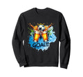 Soccer Goal Celebration Beer Splash Sweatshirt - Unique Graphic for Adults - T-Shirt, Sweatshirt, Hoodie