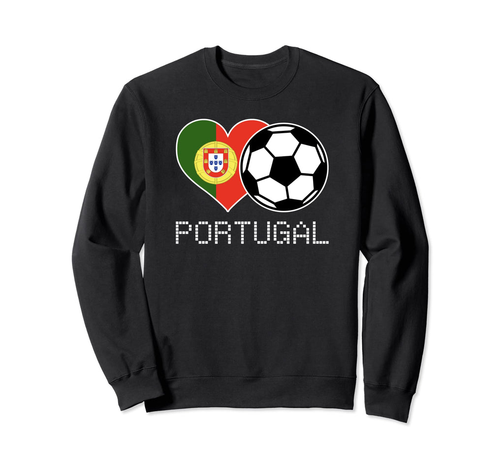 Portugal Soccer Portuguese Flag Sweatshirt - Unique Graphic for Adults - T-Shirt, Sweatshirt, Hoodie
