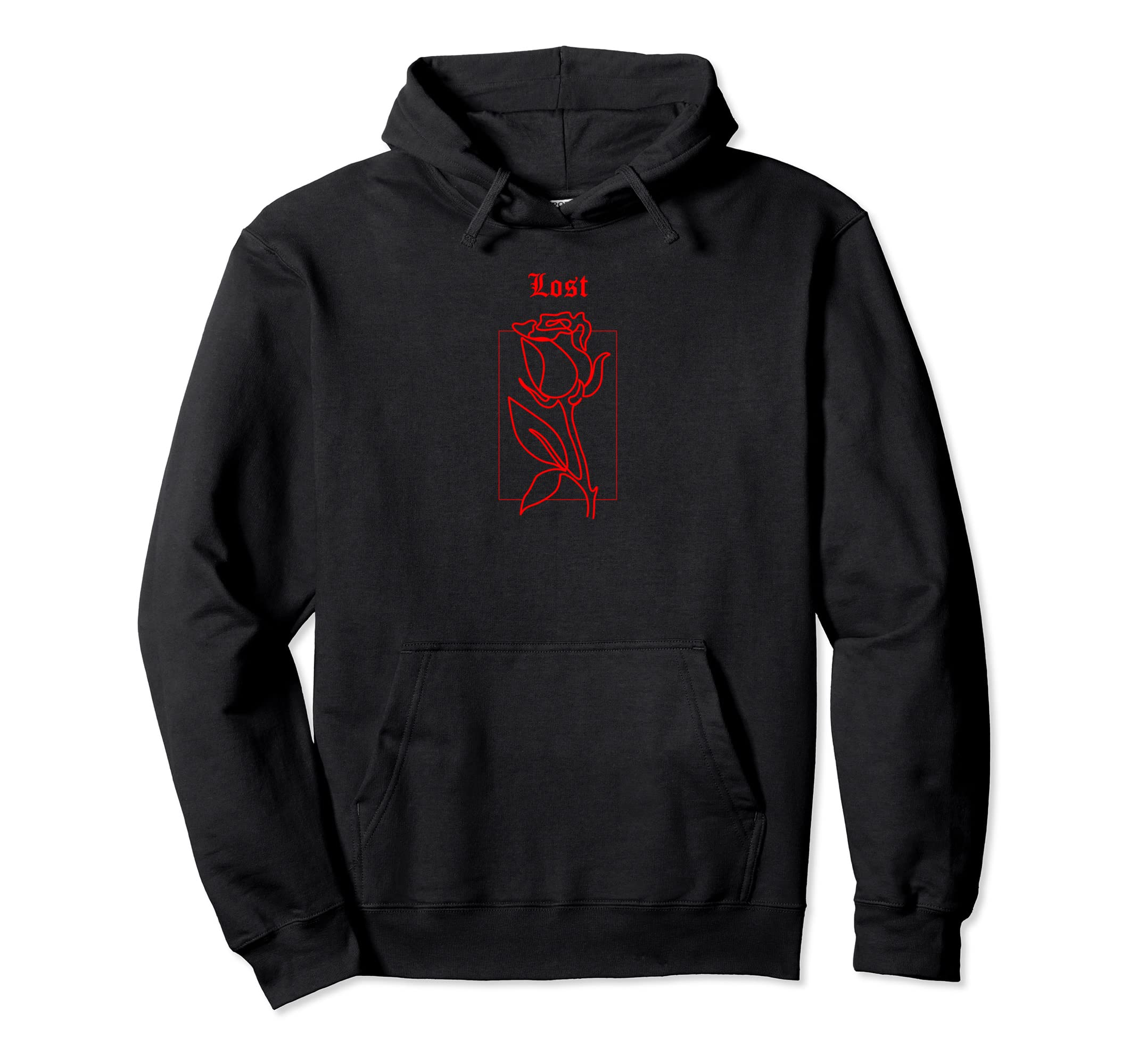 Rose Gothic Aesthetic 90S E Lost Hoodie - Casual Everyday Wear Men Women - T-Shirt, Sweatshirt, Hoodie