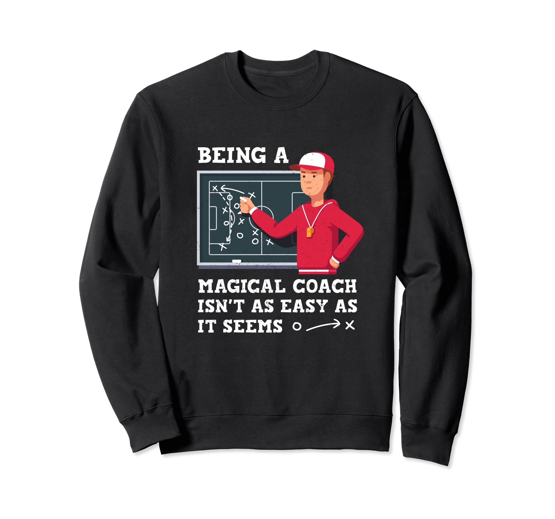 Sports Coach Athletes High School Sweatshirt - Minimalist Print for Adults - T-Shirt, Sweatshirt, Hoodie