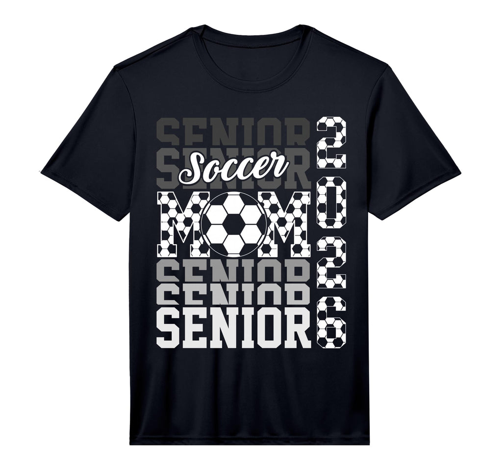 2026 Soccer Senior Mom Graduation T-Shirt - Minimalist Print Men Women - T-Shirt, Sweatshirt, Hoodie