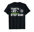 Proud Soccer Step Dad Soccer Player T-Shirt - Minimalist Print Unisex - T-Shirt, Sweatshirt, Hoodie