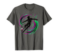Powerful Soccer Kick Male Athletes T-Shirt - Streetwear Style for Adults - T-Shirt, Sweatshirt, Hoodie