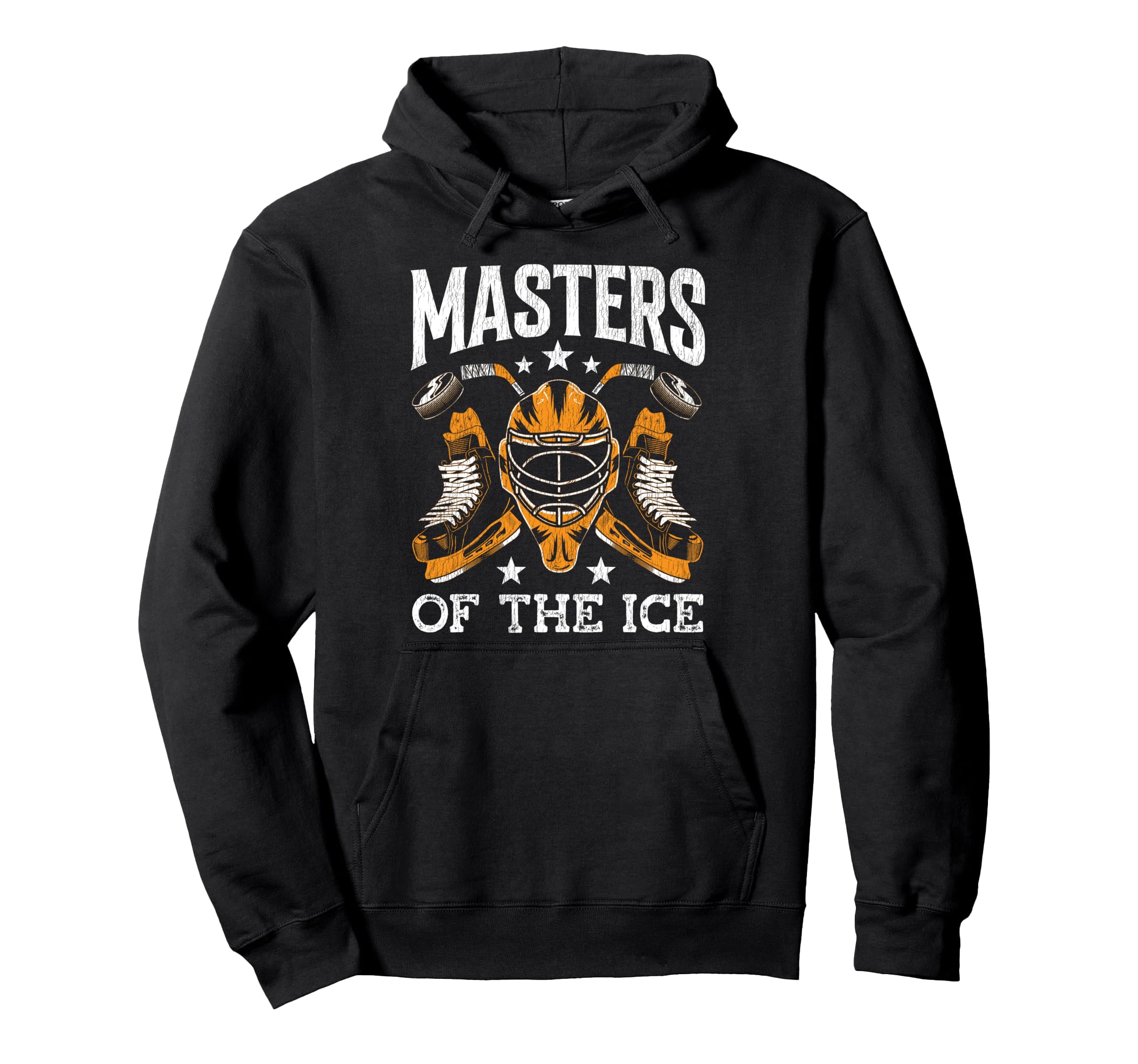 Ice Hockey Goalie Goalkeeper Masters Ice Hoodie - Unique Graphic Unisex - T-Shirt, Sweatshirt, Hoodie
