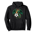 Funny Dragon Soccer Ball Hoodie - Custom Art Print Unisex - T-Shirt, Sweatshirt, Hoodie