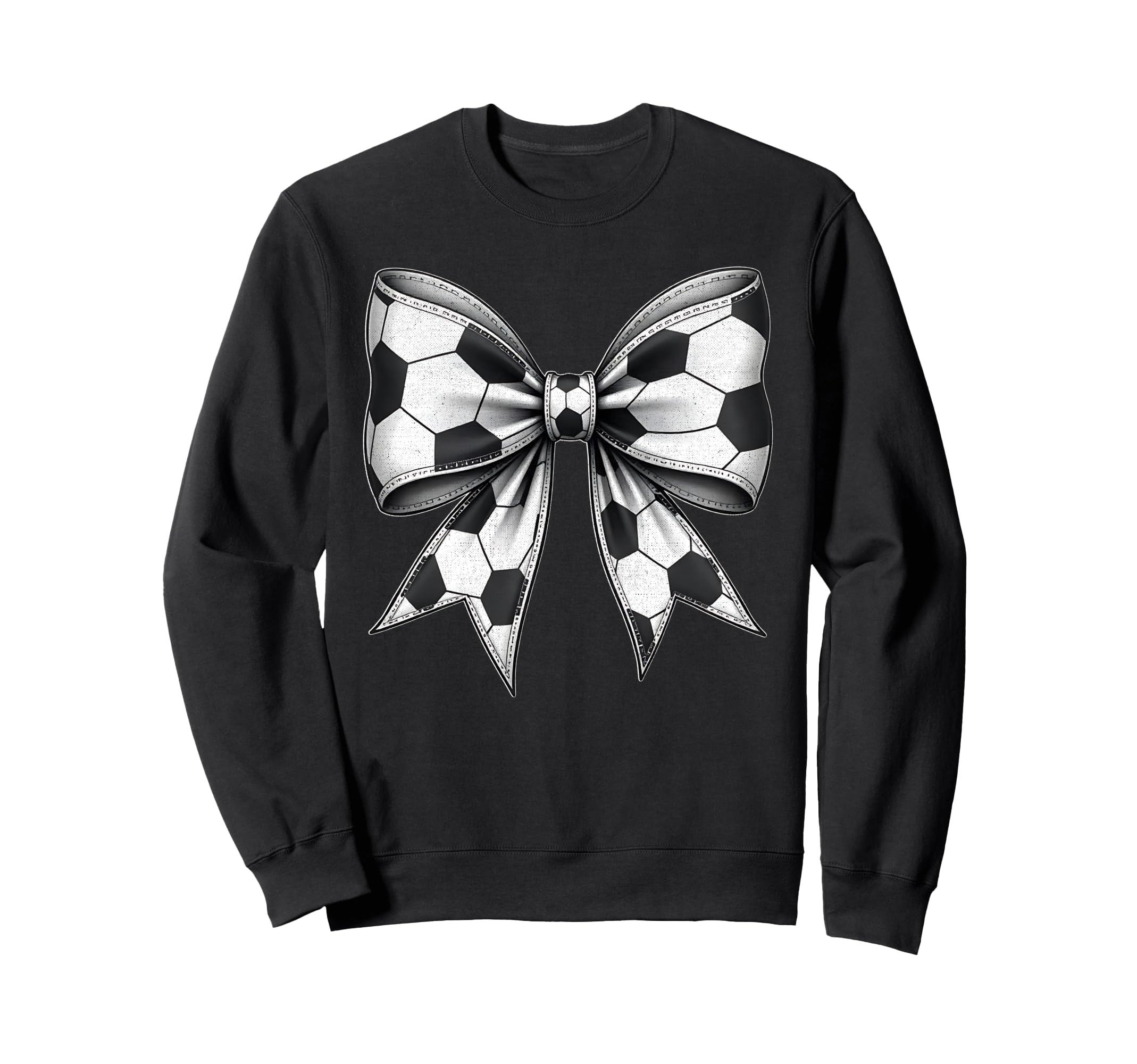 Soccer Ball Coquette Bow Soccer Mom Sweatshirt - Unique Graphic Men Women - T-Shirt, Sweatshirt, Hoodie
