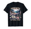 Yosemite National Park Floral Womens T-Shirt - Minimalist Print for Adults - T-Shirt, Sweatshirt, Hoodie
