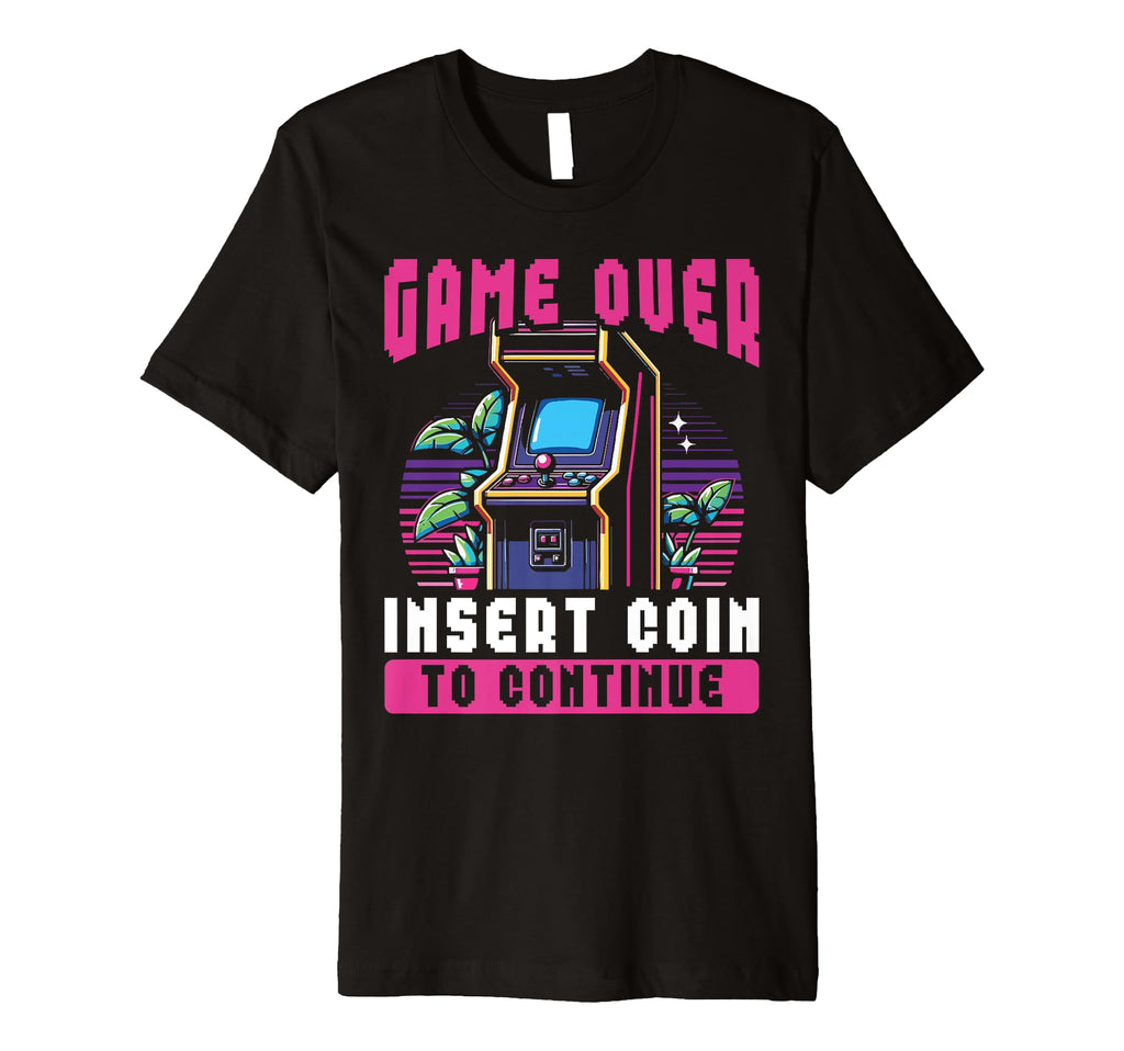 80S Arcade Nostalgia Pixel Art Video T-Shirt - Fun Novelty Design Unisex - T-Shirt, Sweatshirt, Hoodie