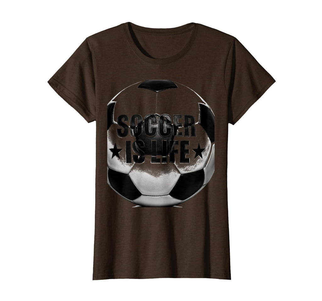 Soccer Is Life Soccer Ball T-Shirt - Minimalist Print Unisex - T-Shirt, Sweatshirt, Hoodie
