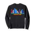 Houston 8 Bit Video Arcade Gamer Sweatshirt - Streetwear Style Unisex - T-Shirt, Sweatshirt, Hoodie
