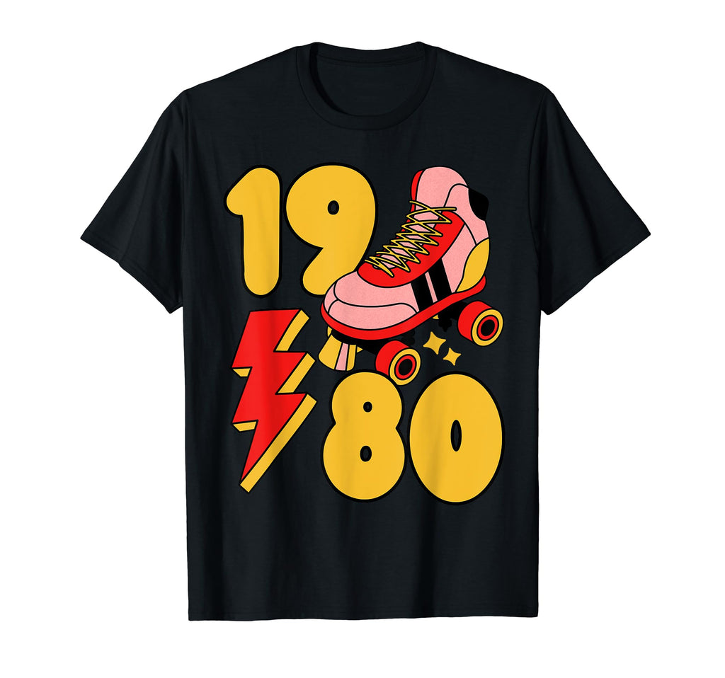 1980 Roller Skate 80S Nostalgia T-Shirt - Streetwear Style for Adults - T-Shirt, Sweatshirt, Hoodie