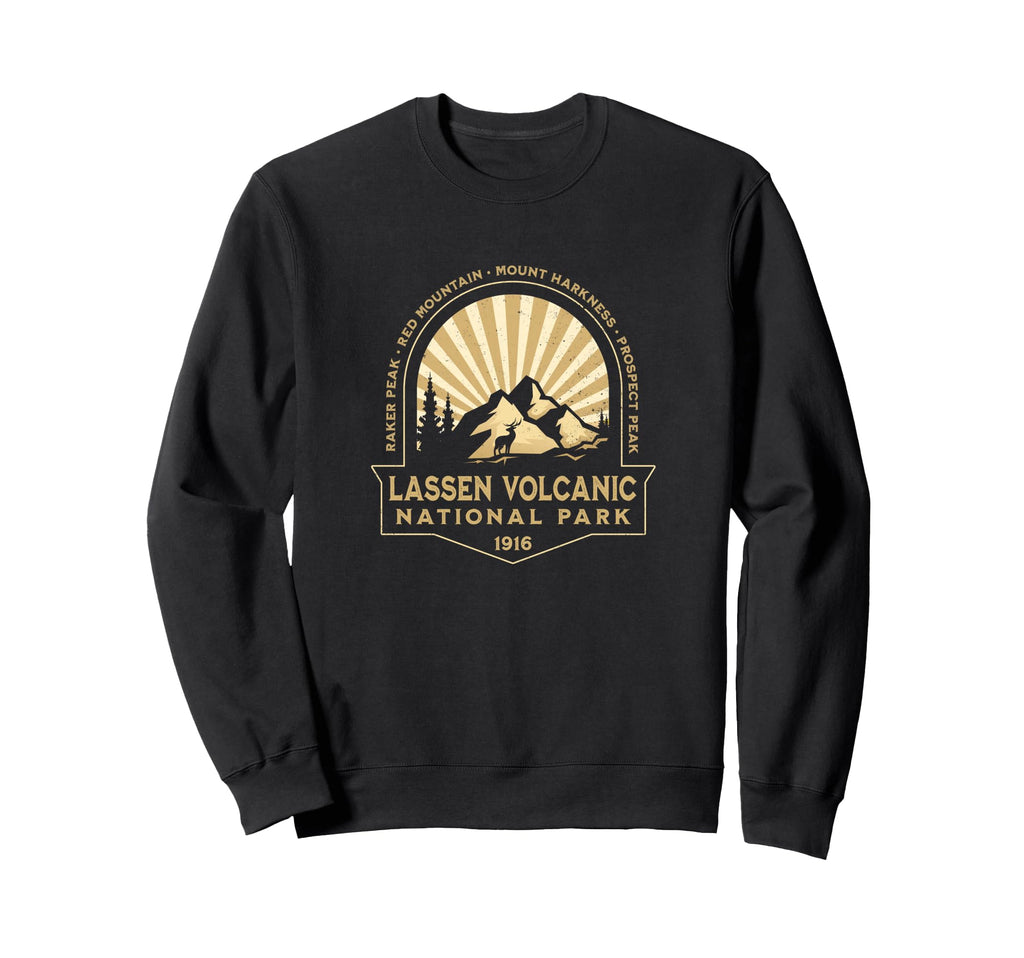 Lassen Volcanic National Park Sweatshirt - Trendy Graphic Men Women - T-Shirt, Sweatshirt, Hoodie