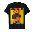 Black Independence Day Love Black Soccer T-Shirt - Custom Art Print Unisex - T-Shirt, Sweatshirt, Hoodie