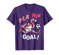 Flamingo Playing Football Fla Min T-Shirt - Fun Novelty Design for Adults - T-Shirt, Sweatshirt, Hoodie