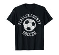 Flagler County Soccer Distressed 90S T-Shirt - Casual Everyday Wear Unisex - T-Shirt, Sweatshirt, Hoodie