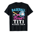 Baseball Or Bows Titi Loves You Gender T-Shirt - Trendy Graphic for Adults - T-Shirt, Sweatshirt, Hoodie
