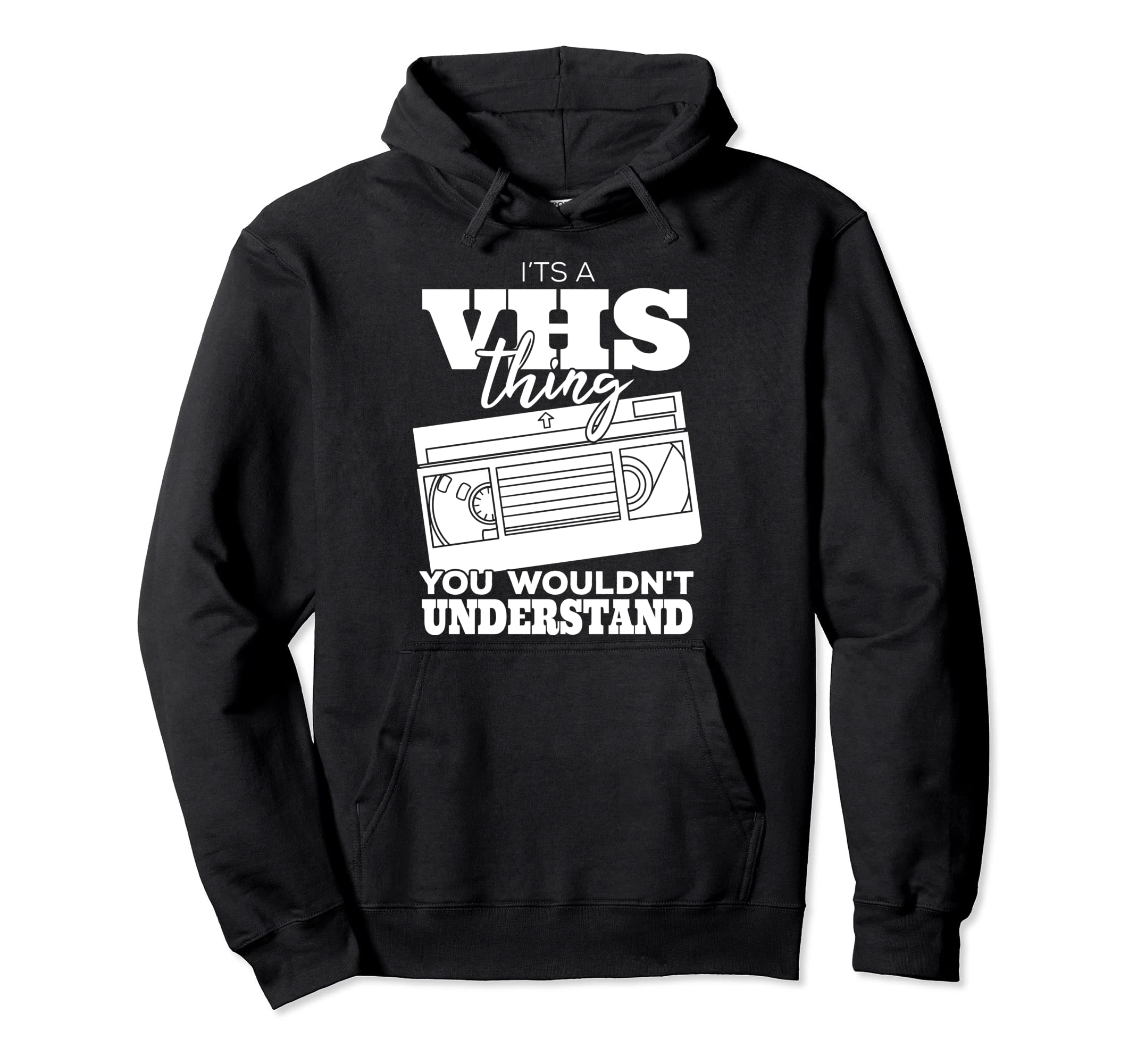 Vhs Gift Video Cassette Tape Collector Hoodie - Streetwear Style for Adults - T-Shirt, Sweatshirt, Hoodie