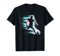 Soccer Player Glitch Soccer Sports Lover T-Shirt - Minimalist Print Unisex - T-Shirt, Sweatshirt, Hoodie