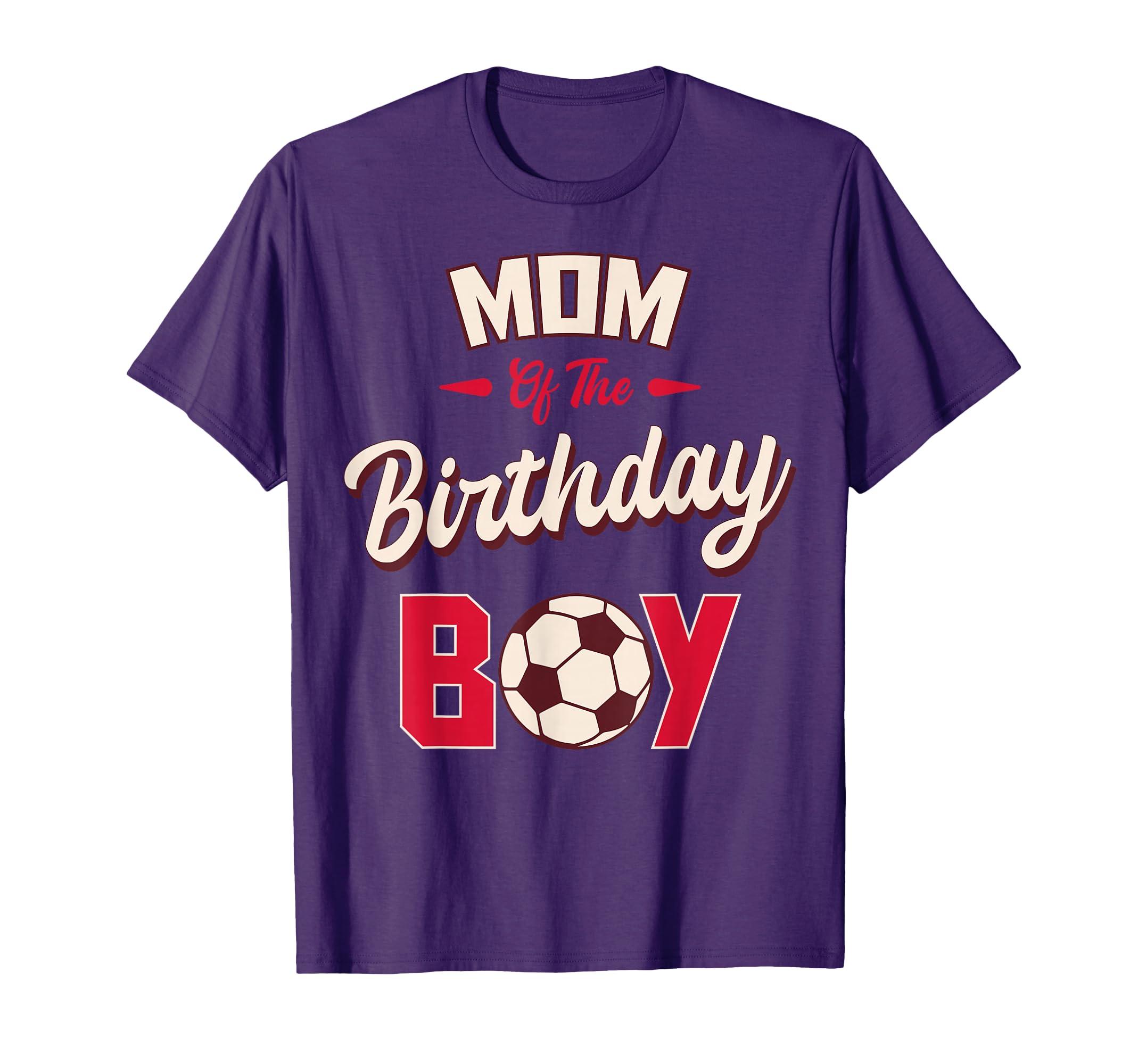 Mom Birthday Soccer Player Bday Party T-Shirt - Graphic Print for Adults - T-Shirt, Sweatshirt, Hoodie