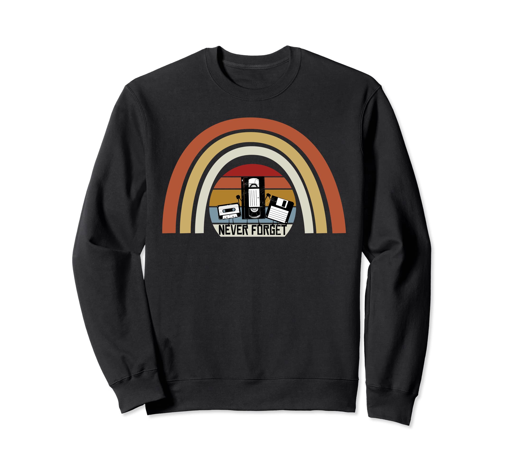 Cassette Floppy Disk Vhs Tape 60S Sweatshirt - Streetwear Style for Adults - T-Shirt, Sweatshirt, Hoodie
