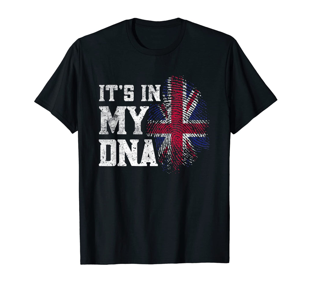 British Heritage Roots Britain Flag T-Shirt - Minimalist Print Men Women - T-Shirt, Sweatshirt, Hoodie
