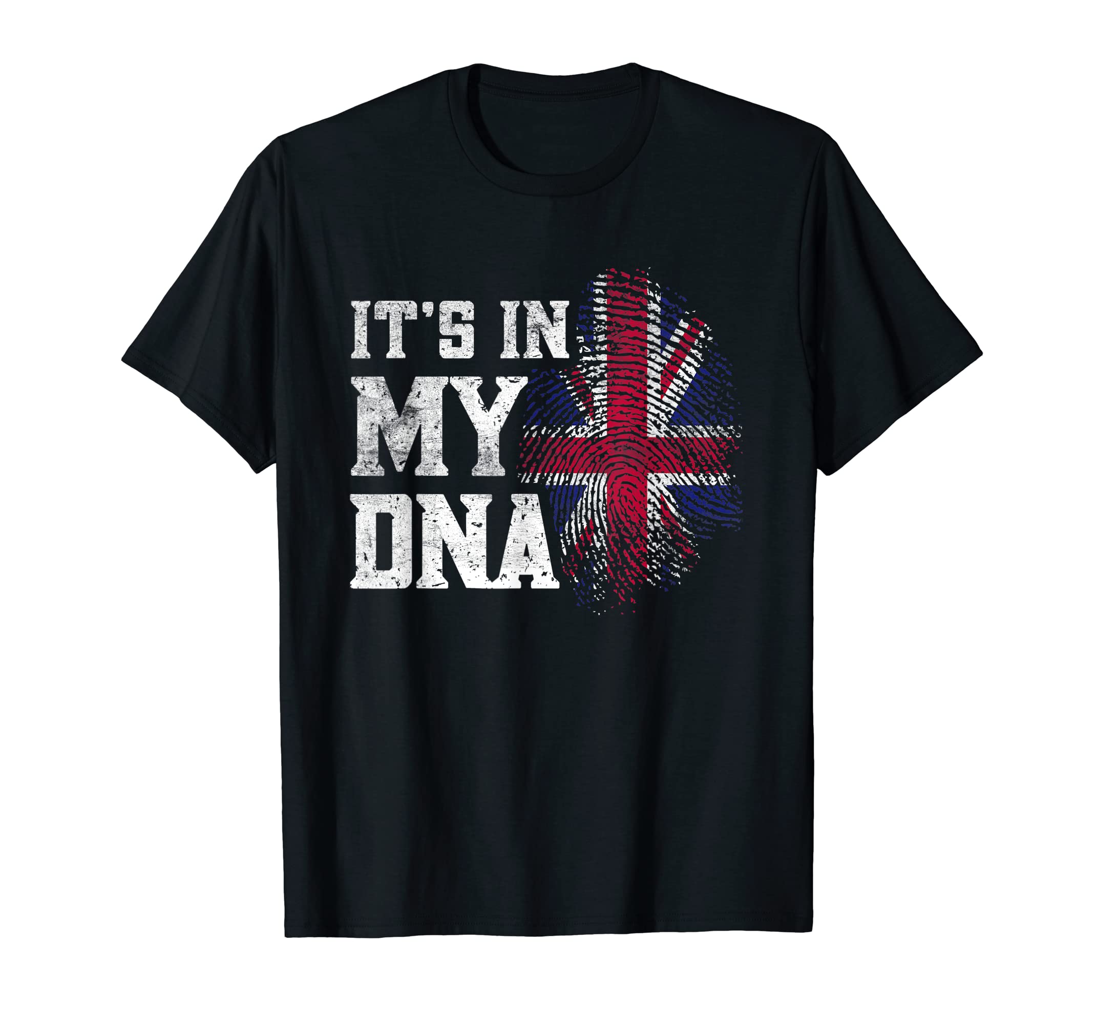 British Heritage Roots Britain Flag T-Shirt - Minimalist Print Men Women - T-Shirt, Sweatshirt, Hoodie