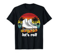 Palm Trees Lets Roll Quad Roller Skates T-Shirt - Unique Graphic Men Women - T-Shirt, Sweatshirt, Hoodie