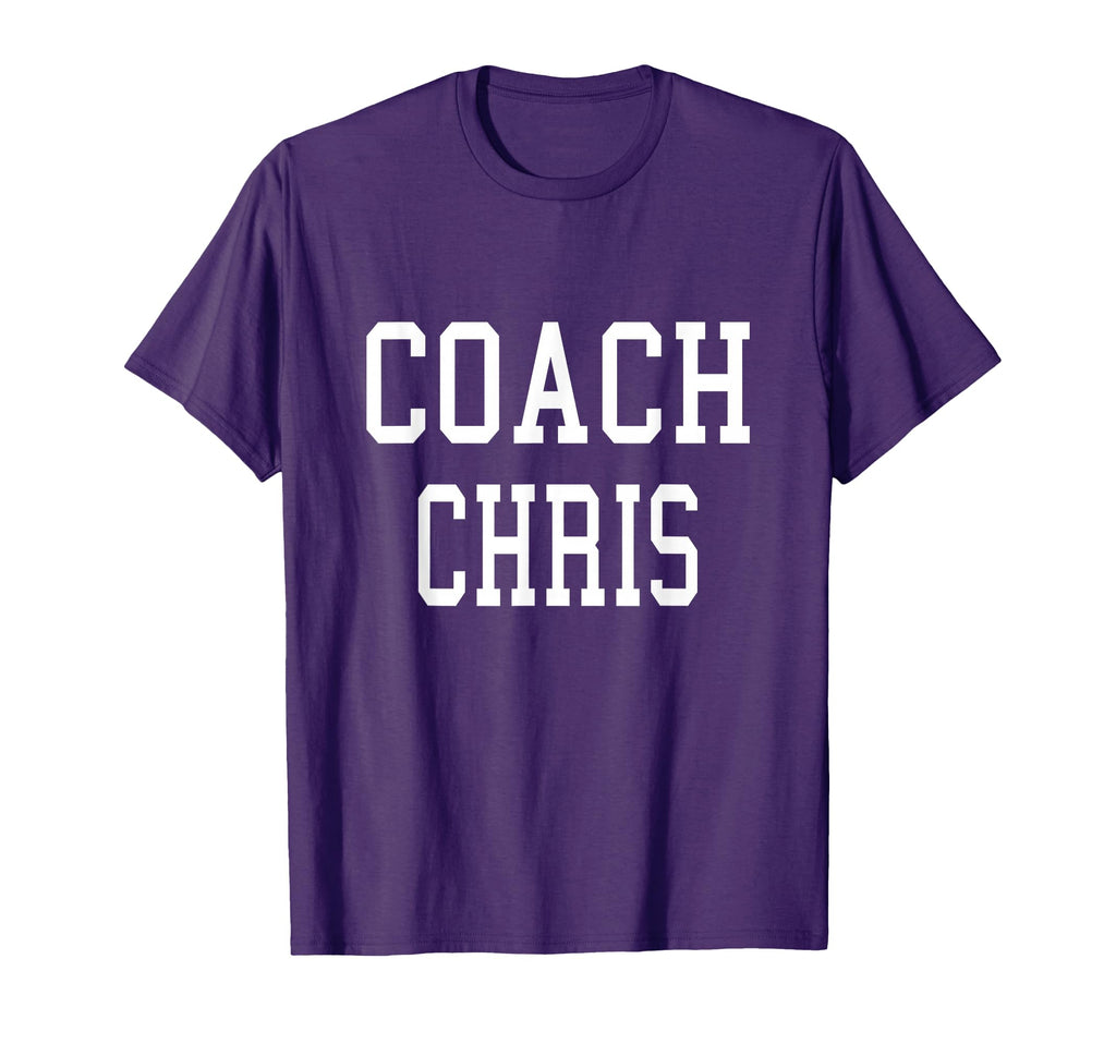 Coach Chris Custom Football Soccer T-Shirt - Minimalist Print Unisex - T-Shirt, Sweatshirt, Hoodie
