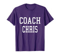 Coach Chris Custom Football Soccer T-Shirt - Minimalist Print Unisex - T-Shirt, Sweatshirt, Hoodie