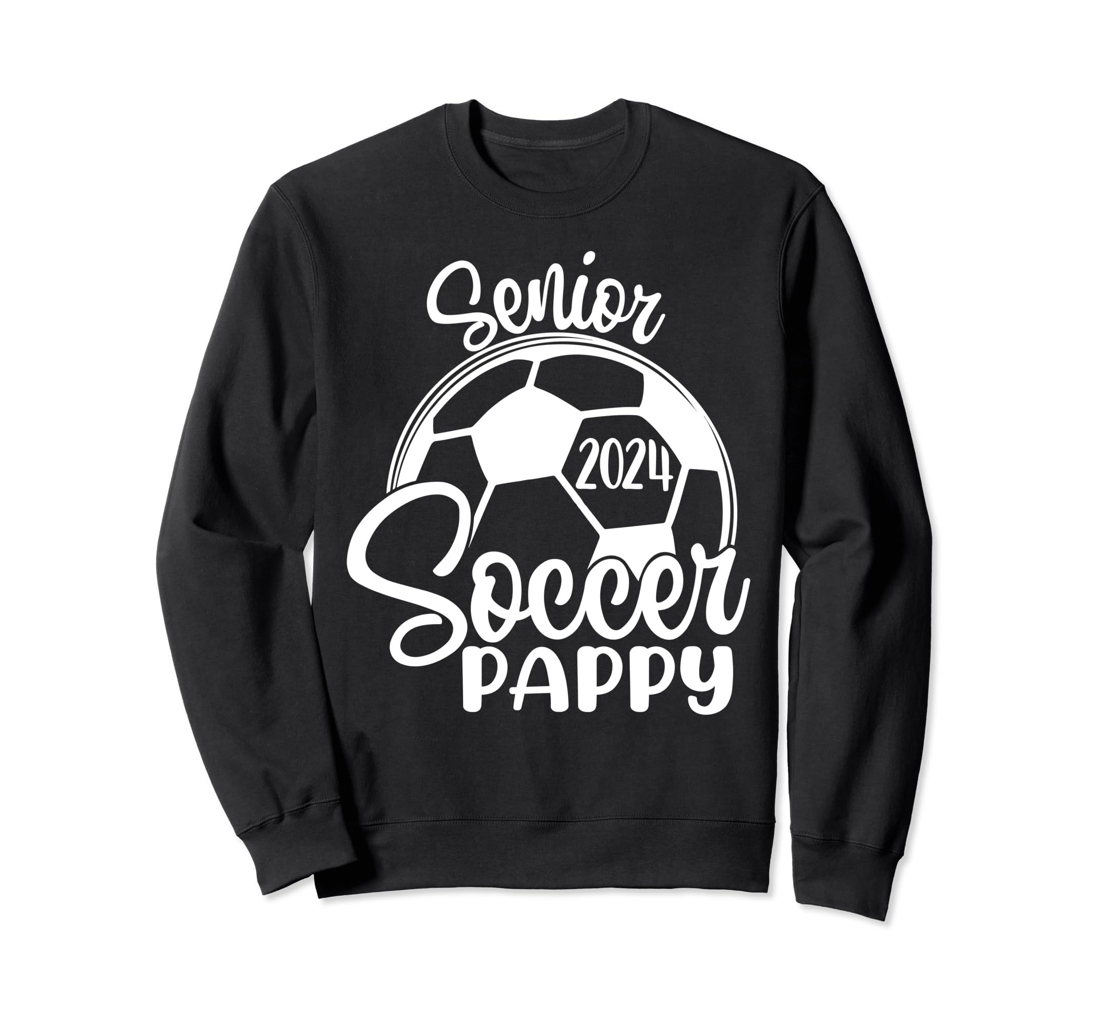 Senior Soccer Pappy 2024 Class Sweatshirt - Minimalist Print Men Women - T-Shirt, Sweatshirt, Hoodie