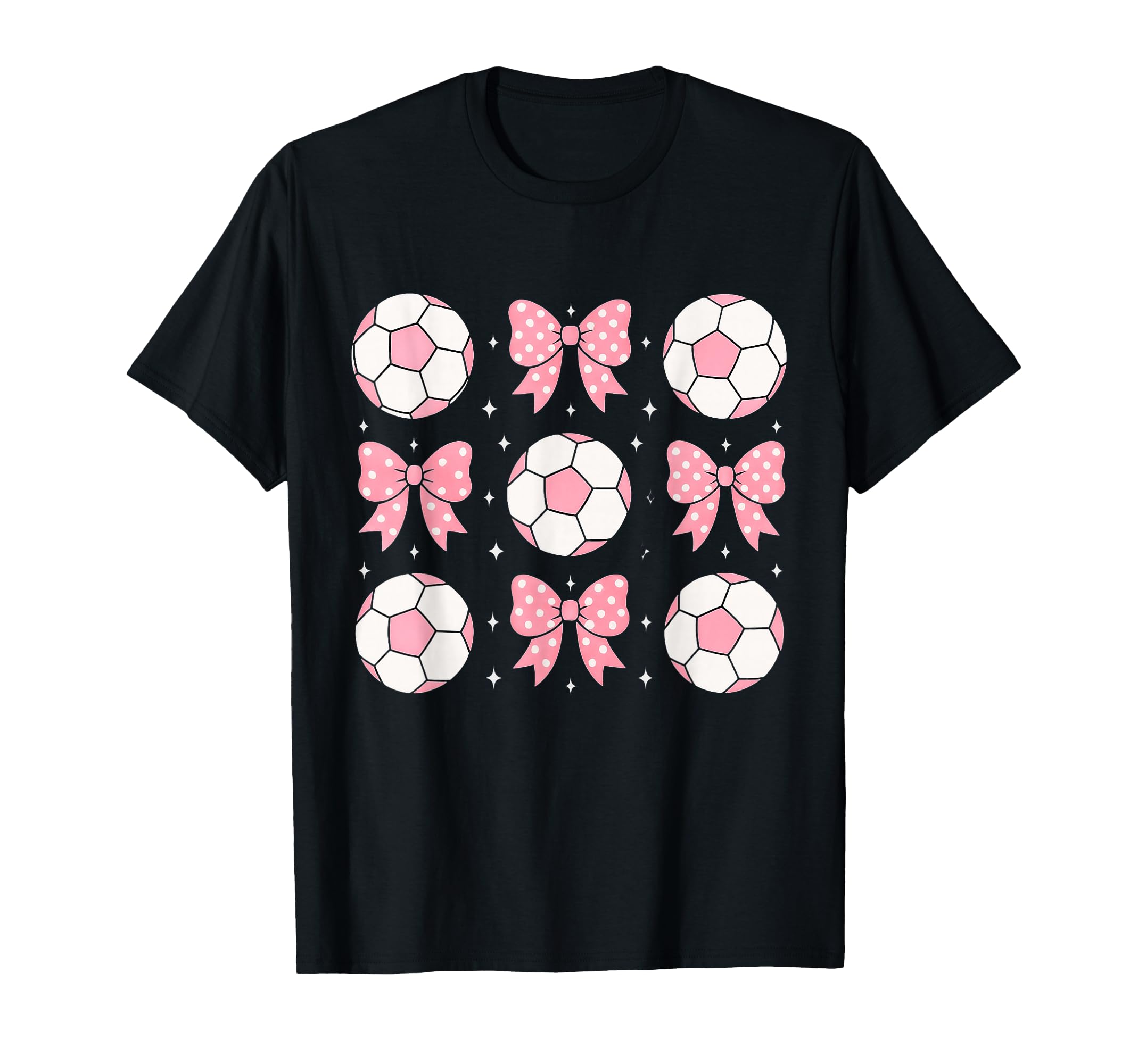 Soccer Coquette Bow Soccer Mom T-Shirt - Aesthetic Graphic for Adults - T-Shirt, Sweatshirt, Hoodie